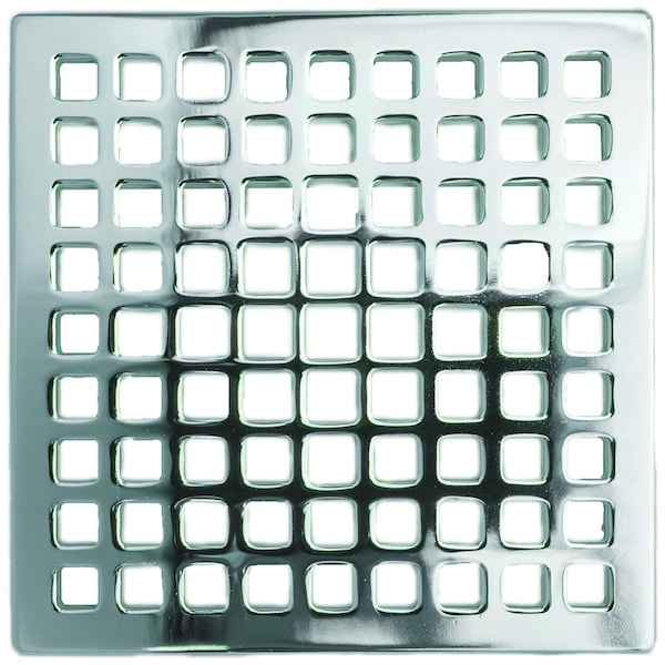 Newport Brass 4" Square Shower Drain in Flat Black 233-401-56 - main